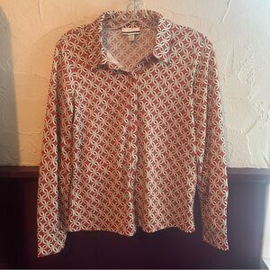 Jules & Leopold Geometric Button Down Shirt Size Medium